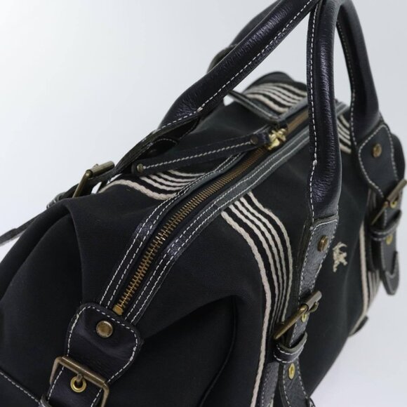BURBERRY Hand Bag Canvas Black - Picture 7 of 16